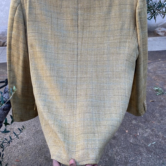 VTG Valentino Uomo🇮🇹Tweeded Silk/Linen/Wool Coat 40S - Picture 14 of 16